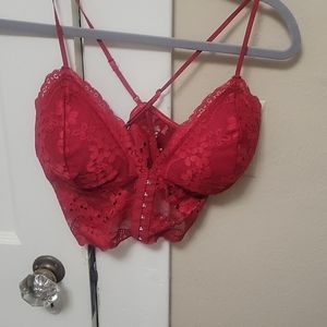 Red Lace Bralette